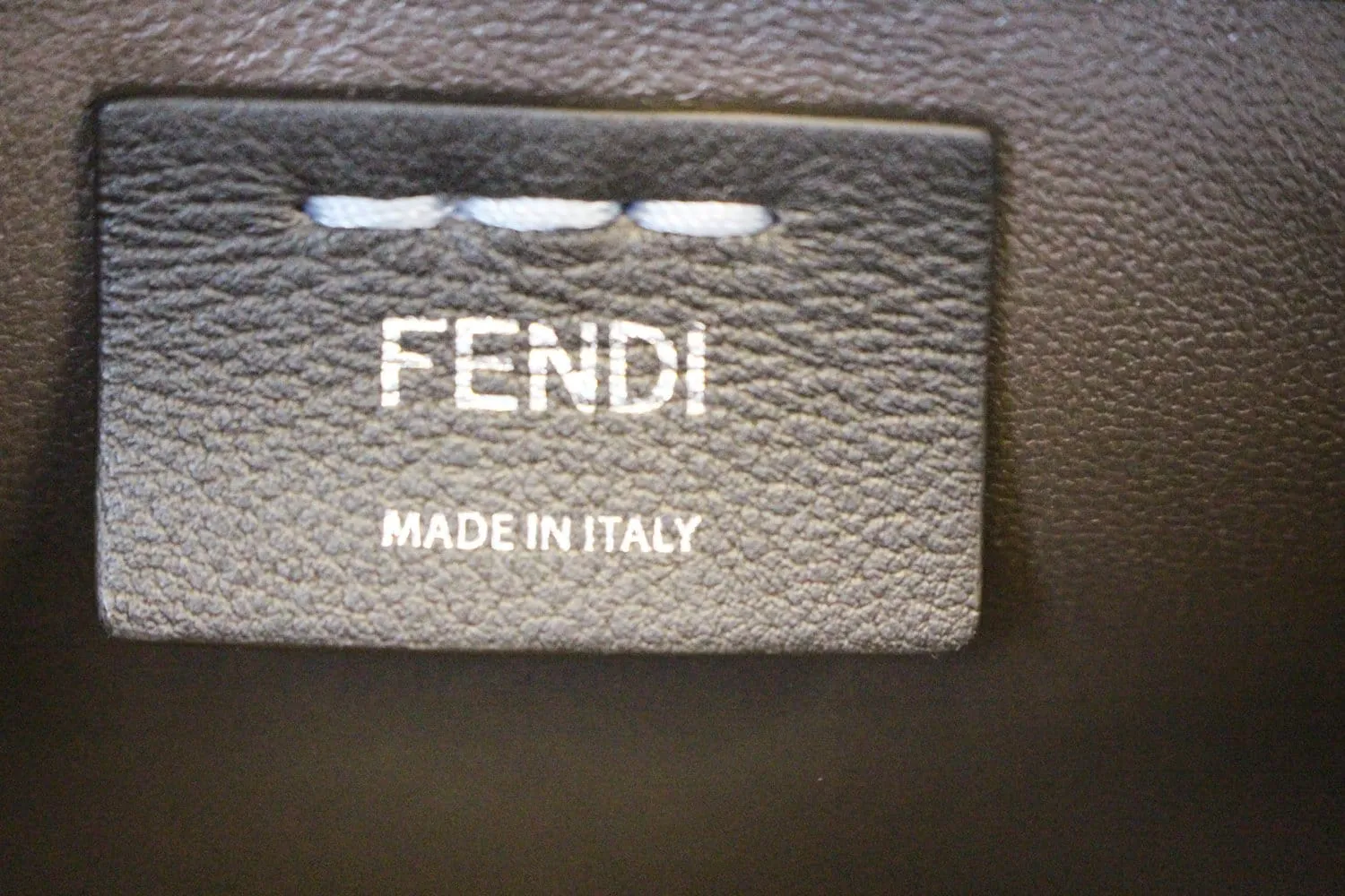 FENDI 3 Jour Mini Fringed Denim Studs Tote Crossbody Bag - Sale