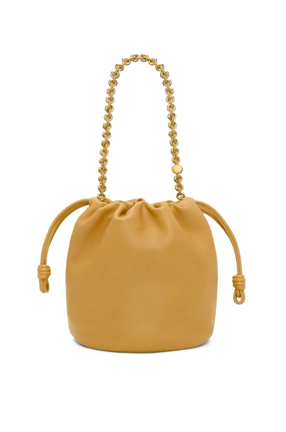 Flamenco Purse Bucket Bag In Mellow Nappa Lambskin