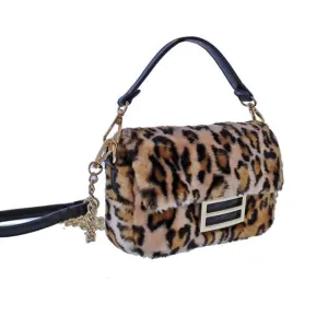 Fluff Bag- Leopard