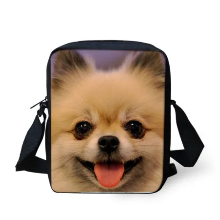 FORUDESIGNS 3D Chihuahua Animal Children School Bags Tiger Lion Dog Leopard Mochilas Infantil Kids Mini Schoolbag For Girls Boys