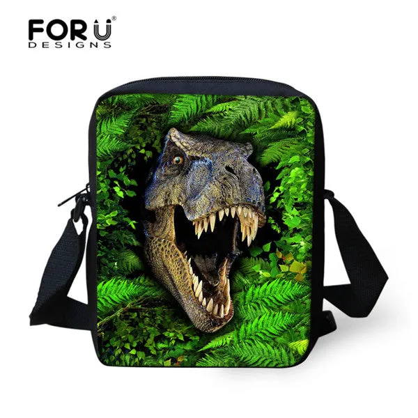 FORUDESIGNS 3D Chihuahua Animal Children School Bags Tiger Lion Dog Leopard Mochilas Infantil Kids Mini Schoolbag For Girls Boys