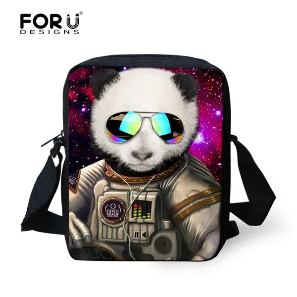 FORUDESIGNS 3D Chihuahua Animal Children School Bags Tiger Lion Dog Leopard Mochilas Infantil Kids Mini Schoolbag For Girls Boys