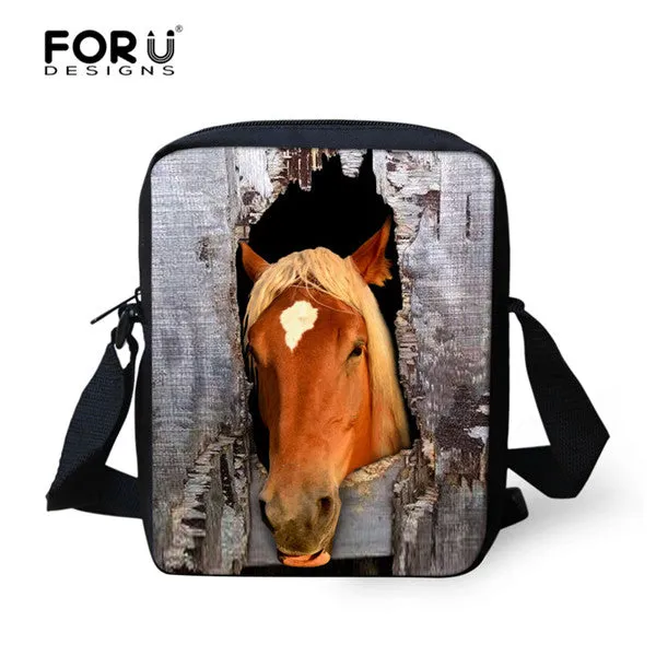 FORUDESIGNS 3D Chihuahua Animal Children School Bags Tiger Lion Dog Leopard Mochilas Infantil Kids Mini Schoolbag For Girls Boys
