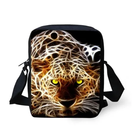 FORUDESIGNS 3D Chihuahua Animal Children School Bags Tiger Lion Dog Leopard Mochilas Infantil Kids Mini Schoolbag For Girls Boys