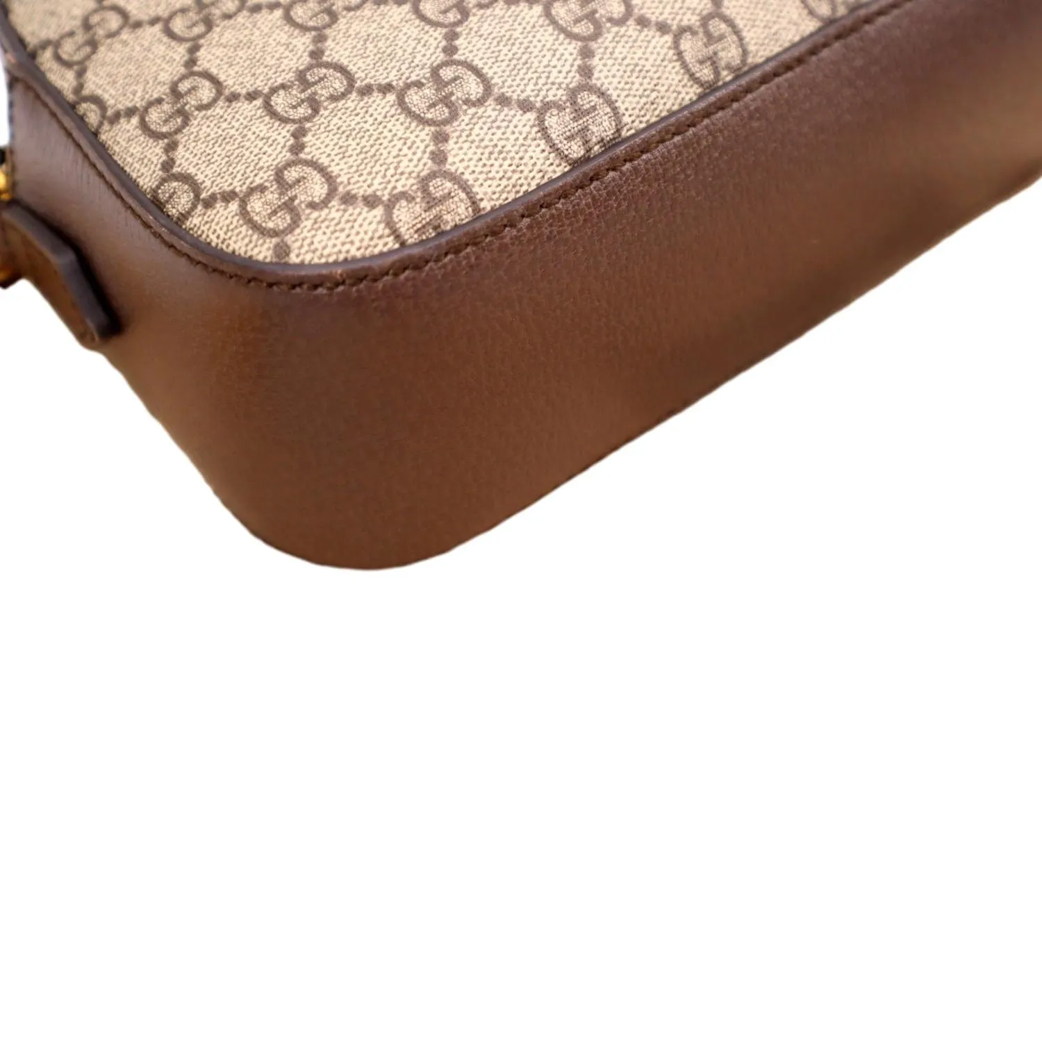 GUCCI Neo Vintage GG Supreme Canvas Messenger Bag Beige 476466