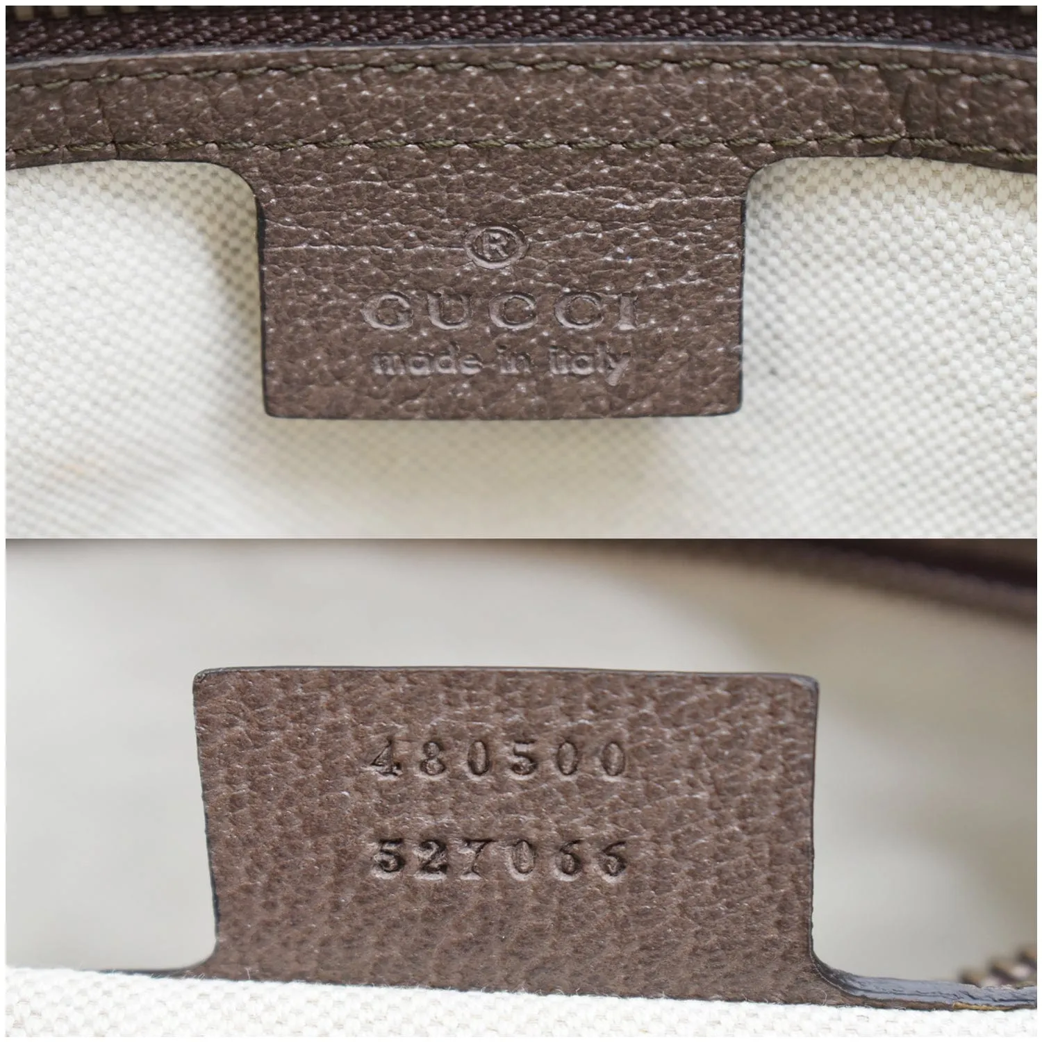 GUCCI Neo Vintage GG Supreme Monogram Web Duffel Travel Bag Beige