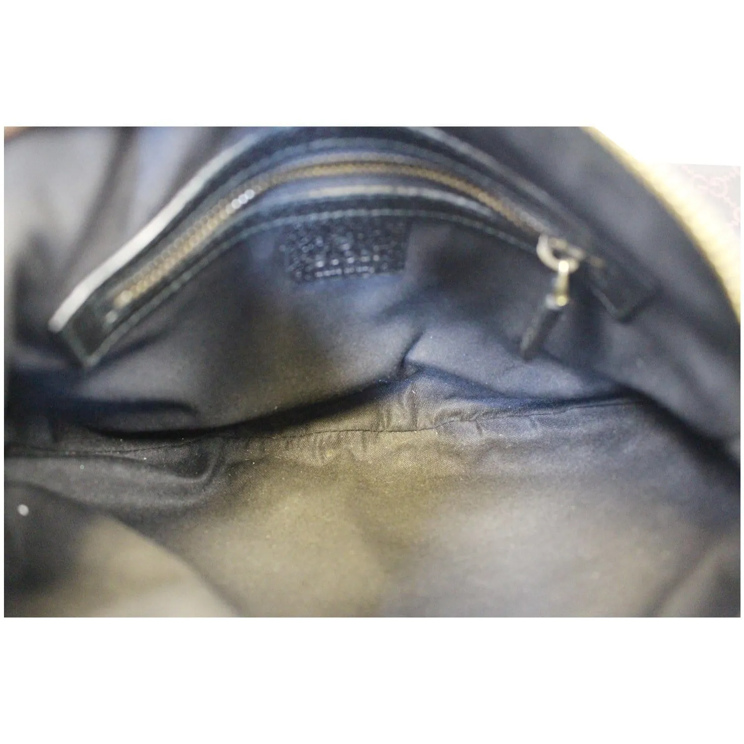 Gucci Pelham Small GG Canvas Studded Shoulder Bag Black