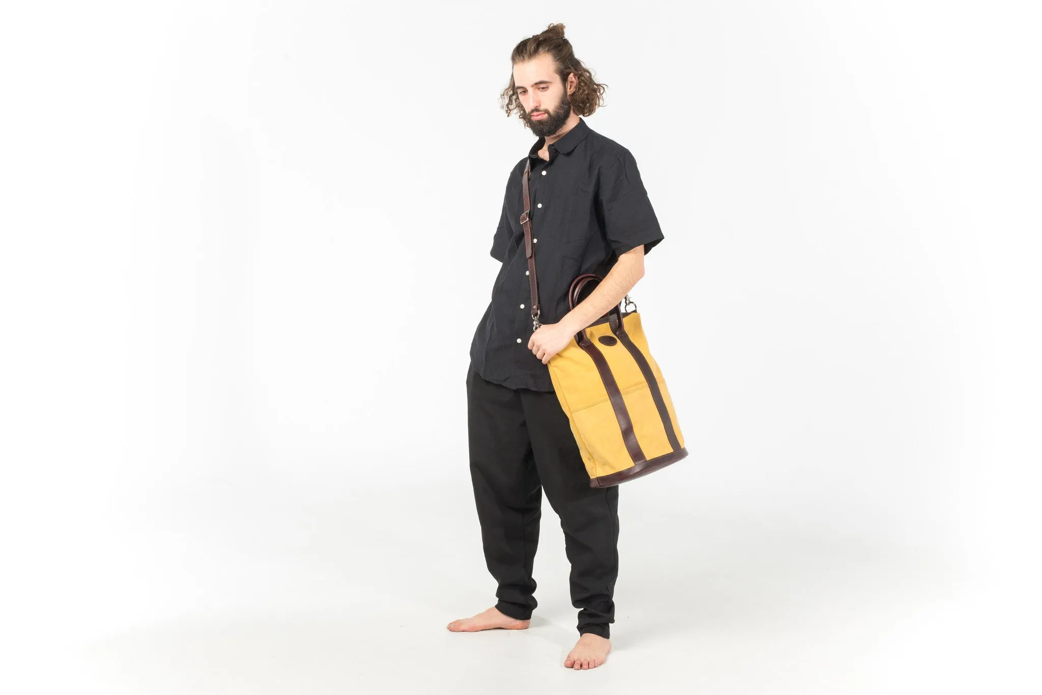 Helmet Bag - Large - Yellow and Brown
