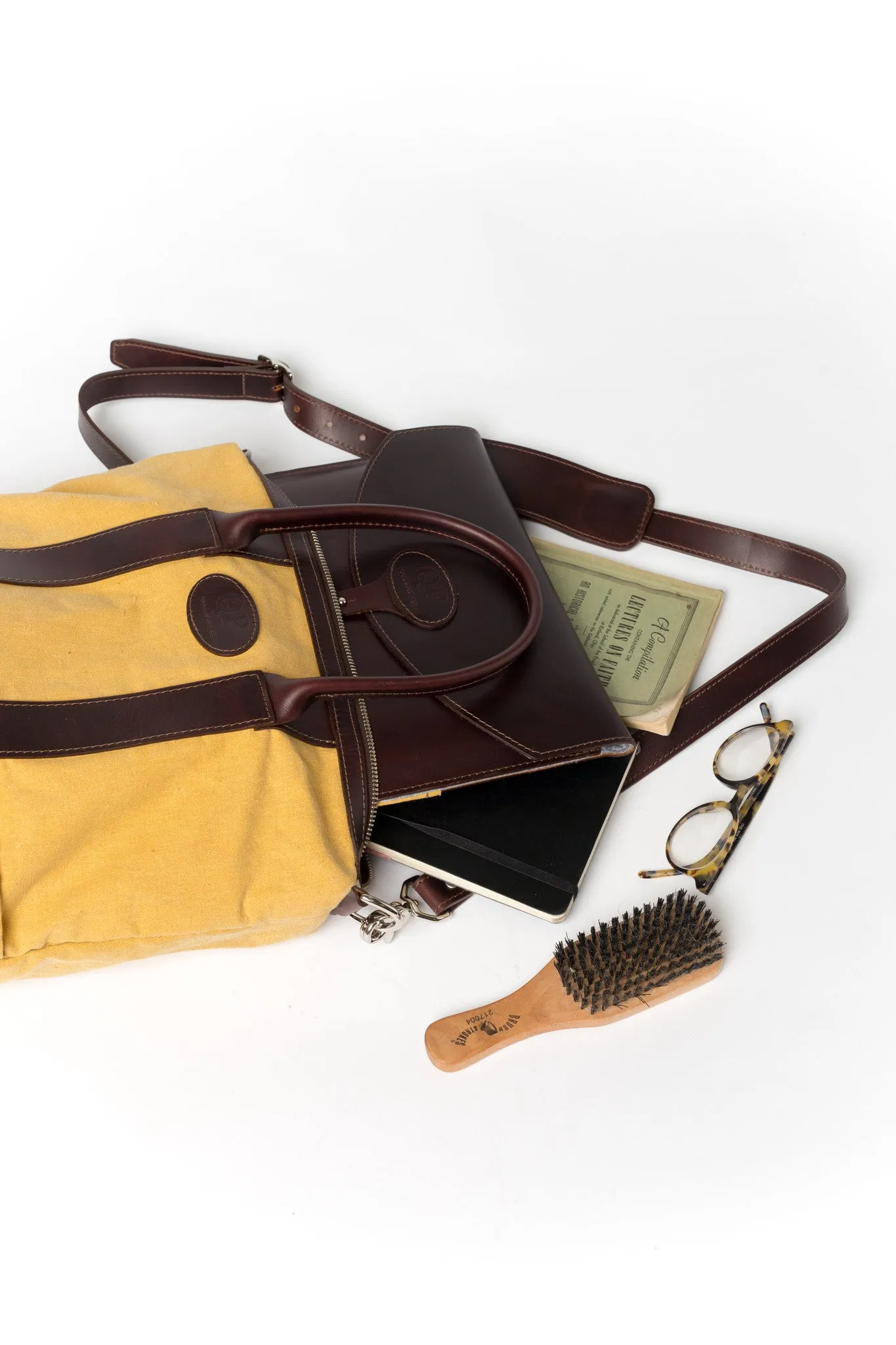 Helmet Bag - Large - Yellow and Brown