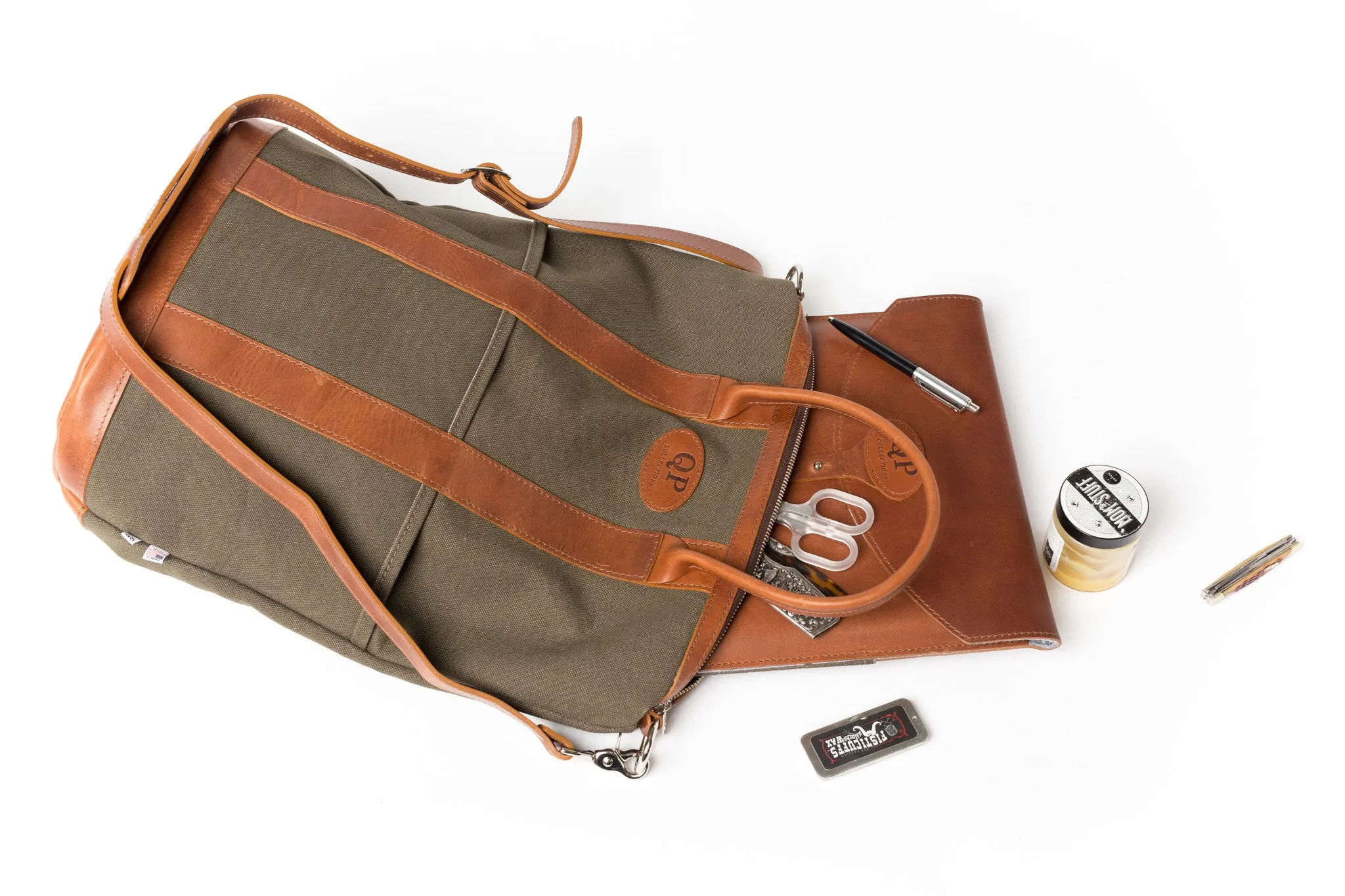 Helmet Bag - Small - Green and Tan