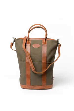 Helmet Bag - Small - Green and Tan