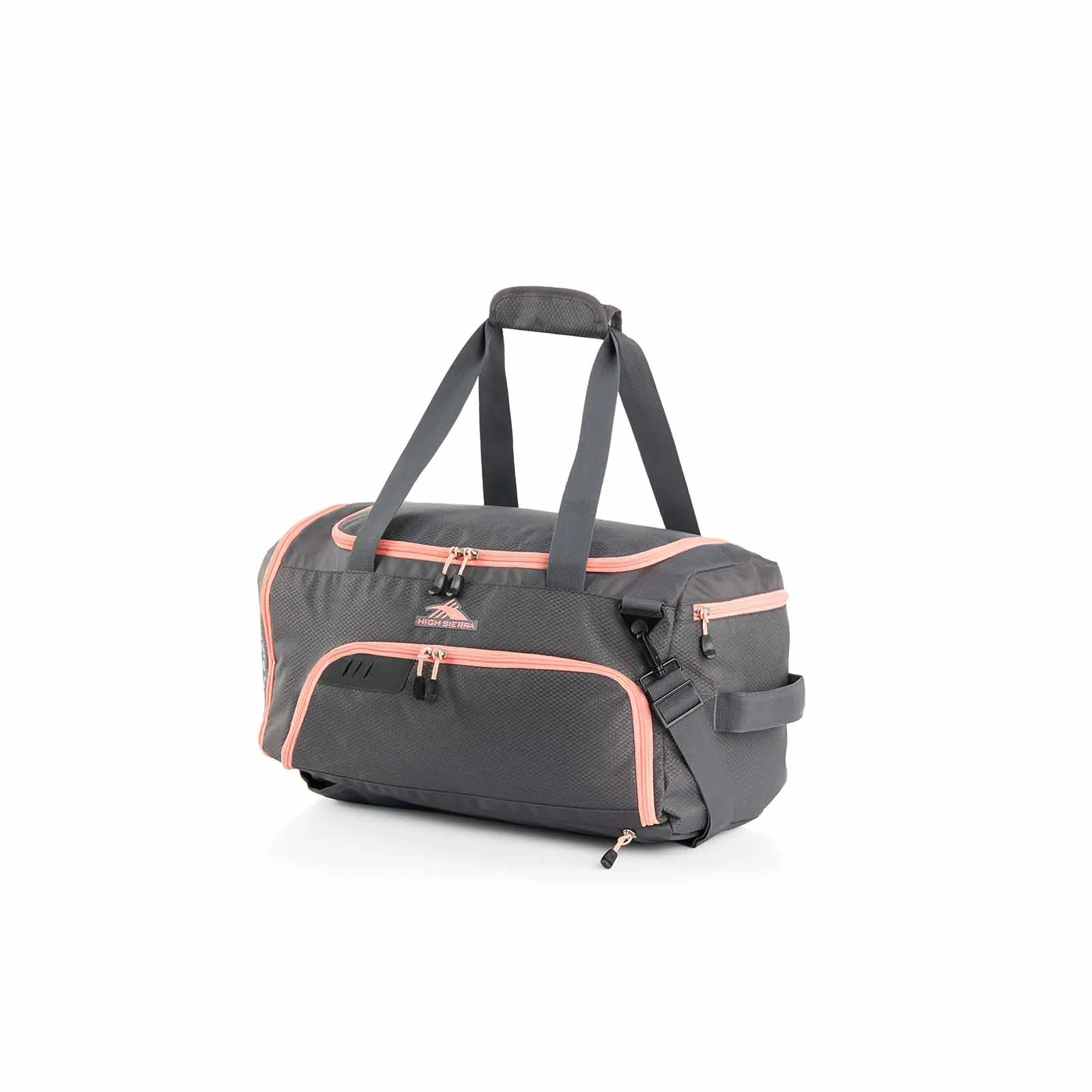 High Sierra 48cm Convertible Sports Duffle Grey-Pink