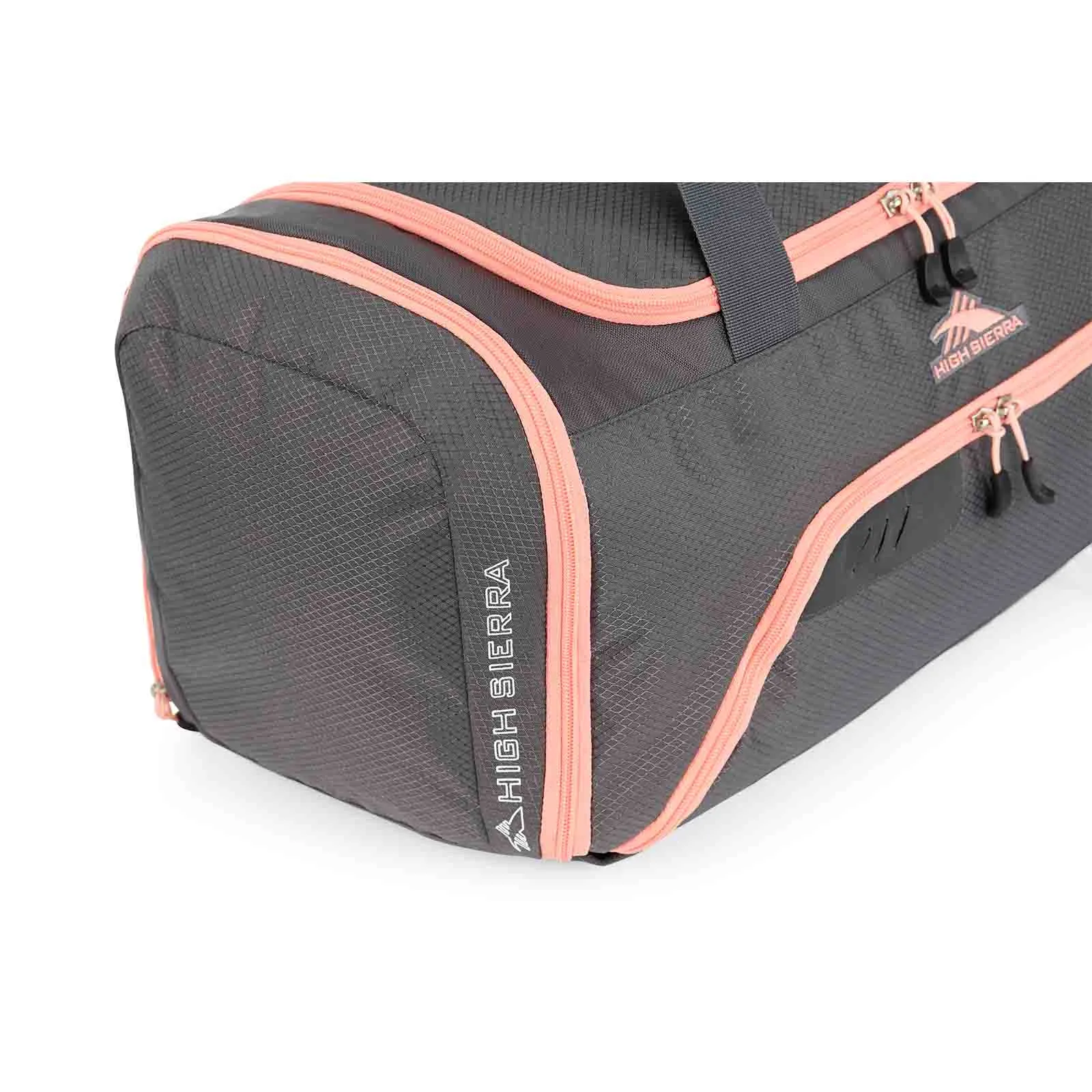 High Sierra 48cm Convertible Sports Duffle Grey-Pink