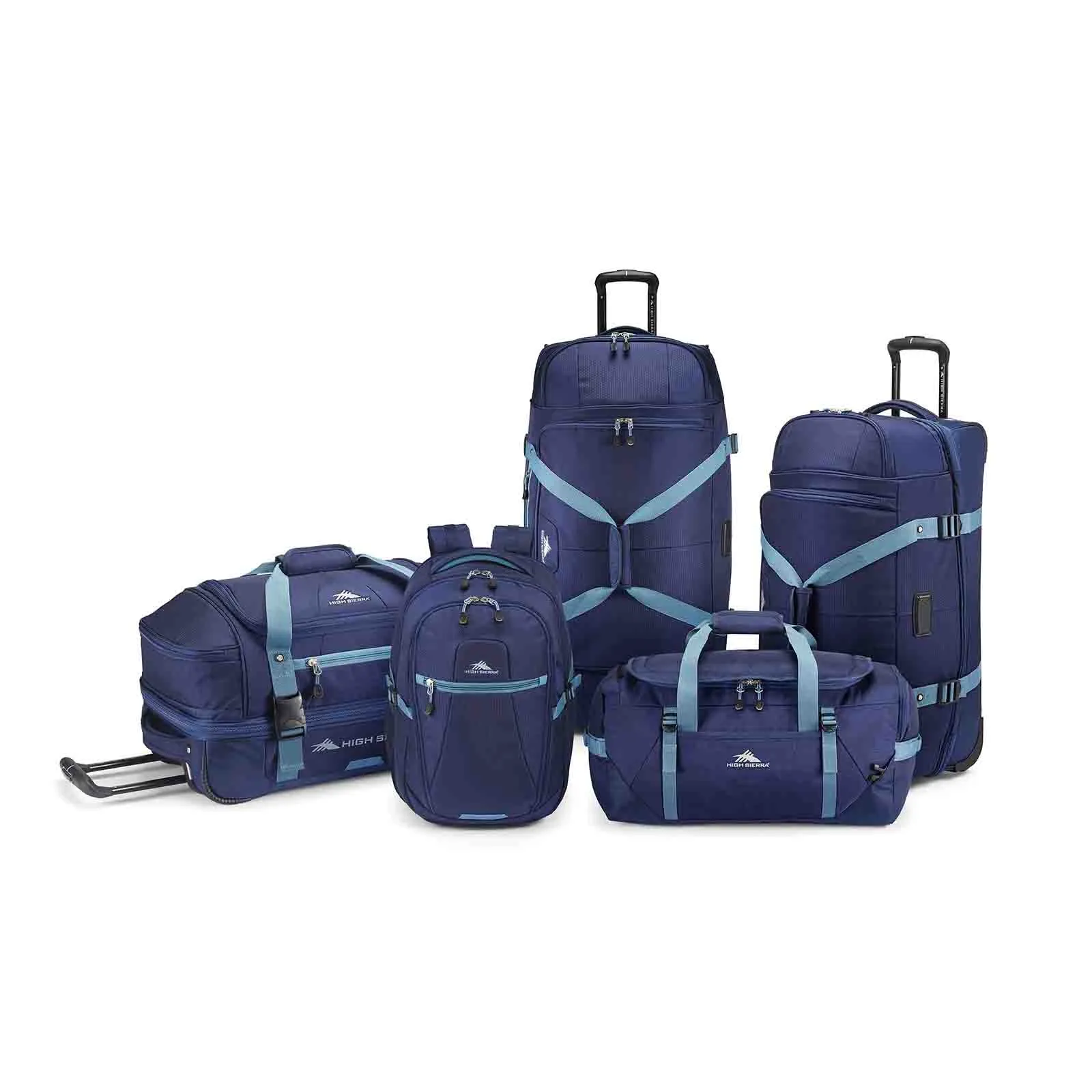 High Sierra Fairlead 56cm Convertible Duffel Navy
