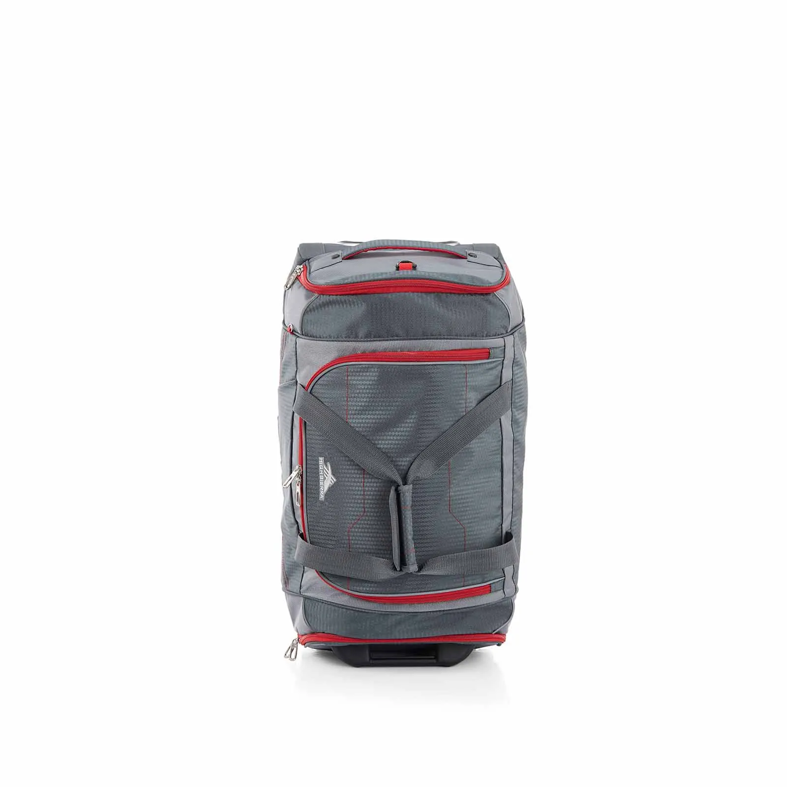 High Sierra Ultimate Access 3 66cm Wheeled Duffel Mercury-Crimson