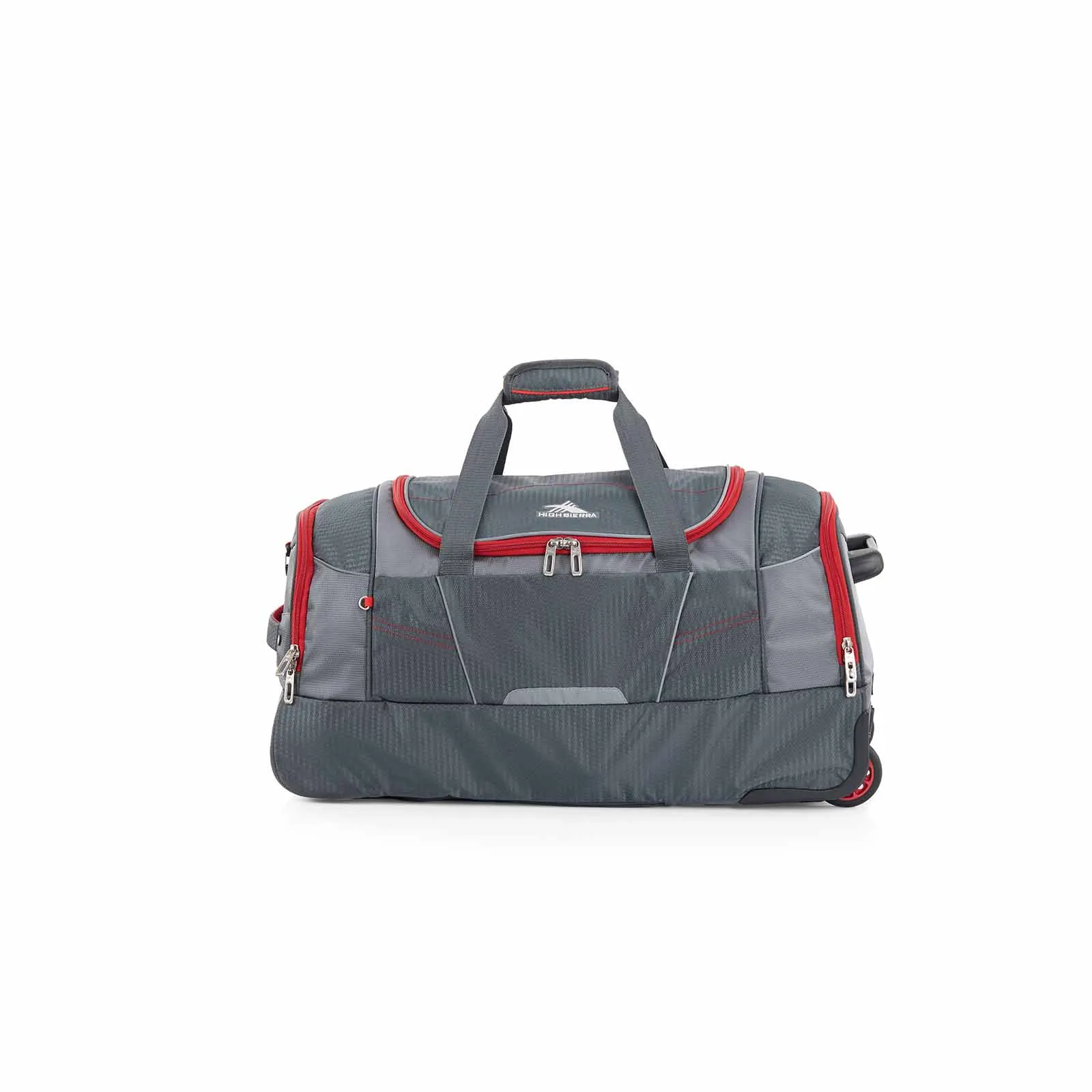 High Sierra Ultimate Access 3 66cm Wheeled Duffel Mercury-Crimson