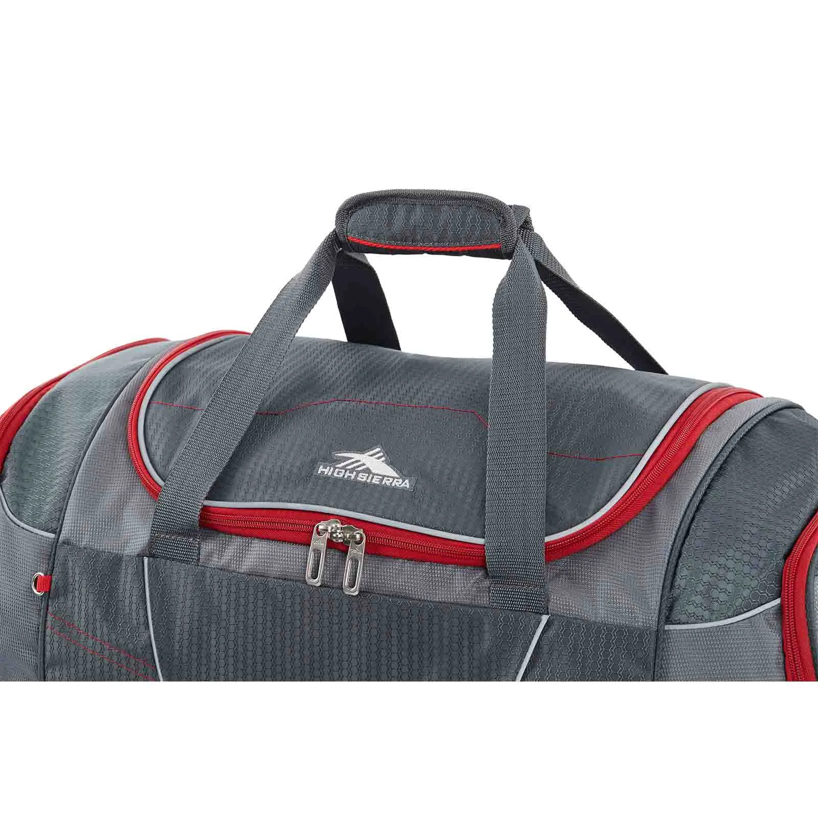 High Sierra Ultimate Access 3 66cm Wheeled Duffel Mercury-Crimson