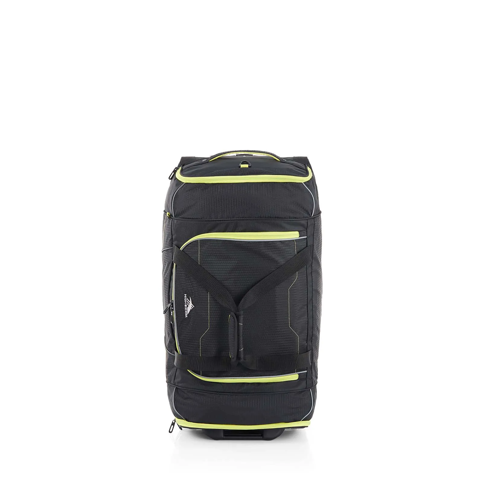 High Sierra Ultimate Access 3 76cm Wheeled Duffel Black-Lime
