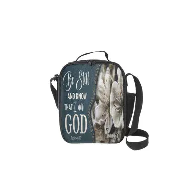 HPSP Checkbook Cover, PU Card Bag, Be Still And Know That I Am God, Psalm 46:10.