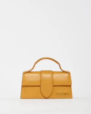 Jacquemus Beige Leather Le Bambino Mini Clutch Bag