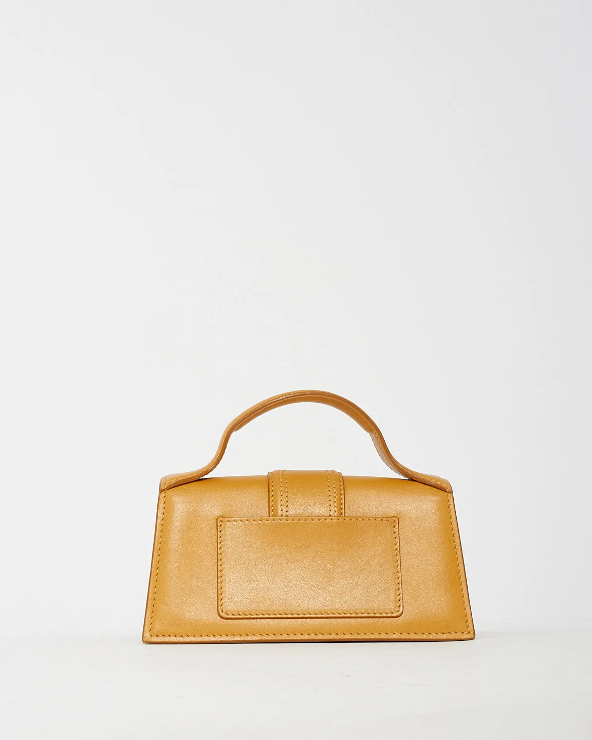 Jacquemus Beige Leather Le Bambino Mini Clutch Bag