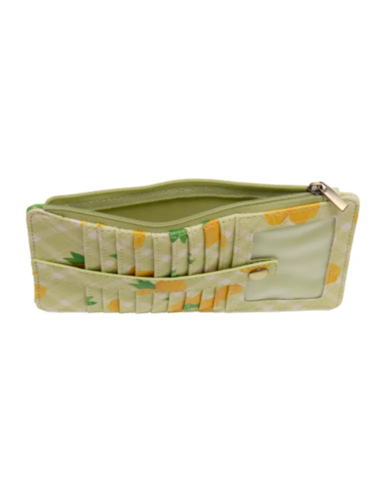 Joy Susan Kara Mini Wallet - Lemons On Lime