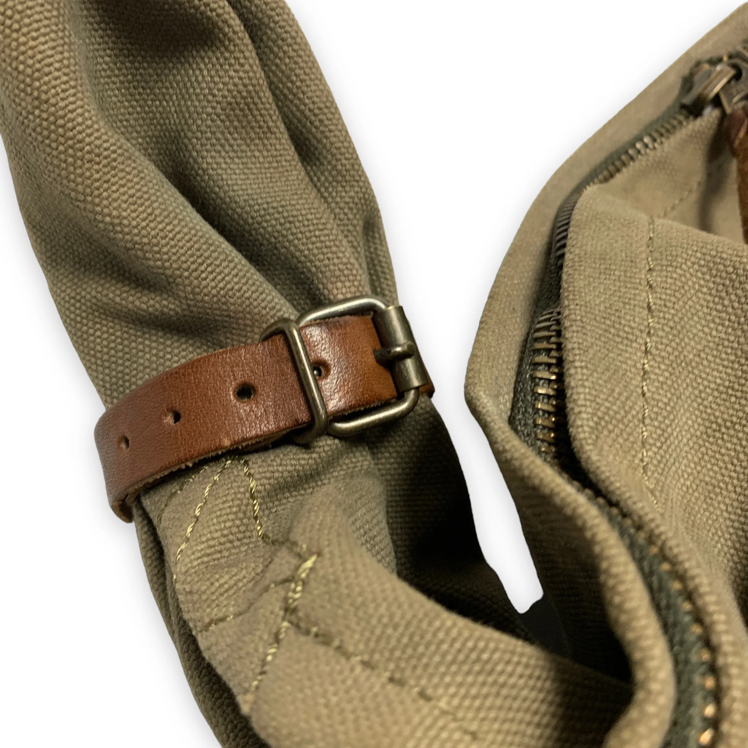 Kapital Cotton Canvas Snufkin Bag Olive