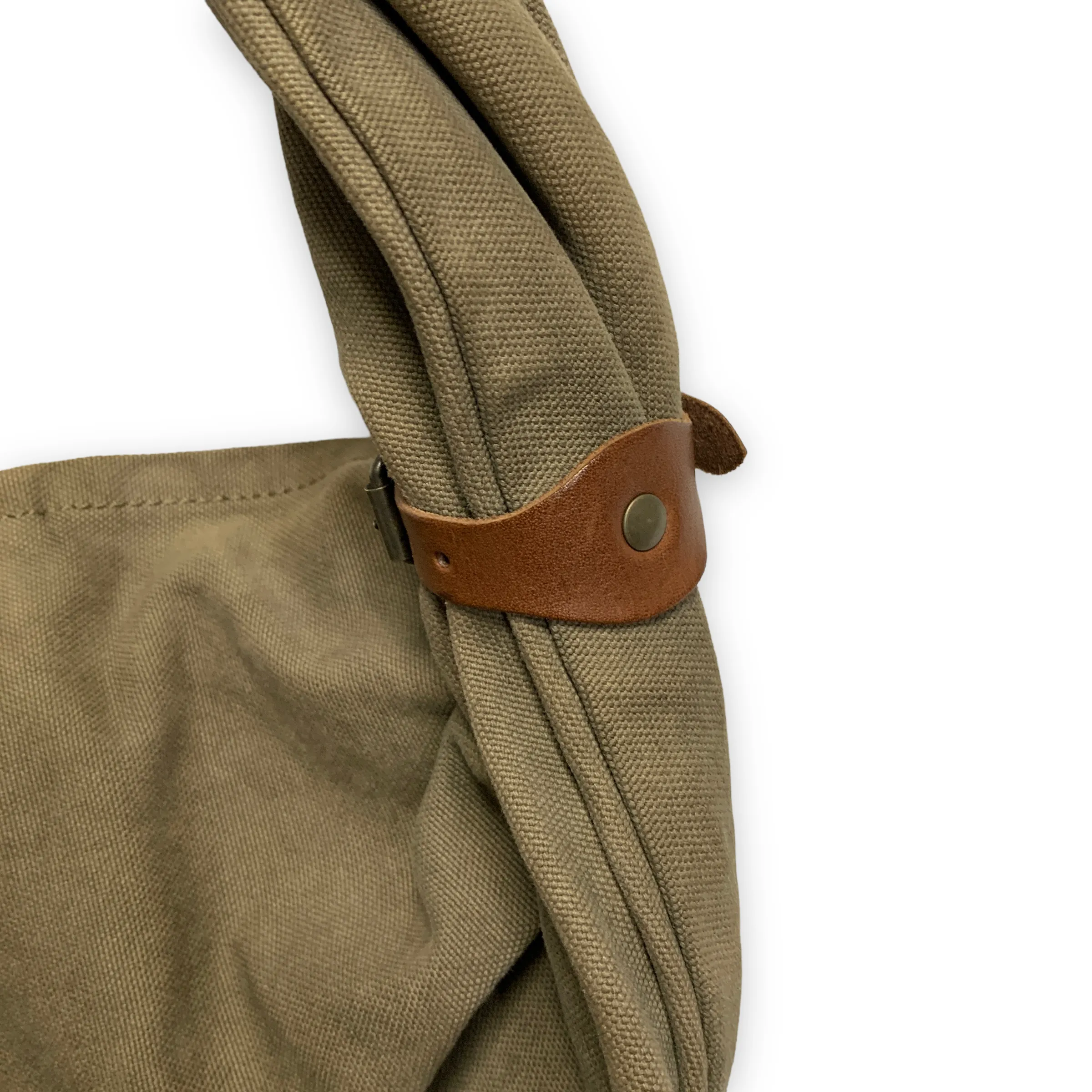 Kapital Cotton Canvas Snufkin Bag Olive