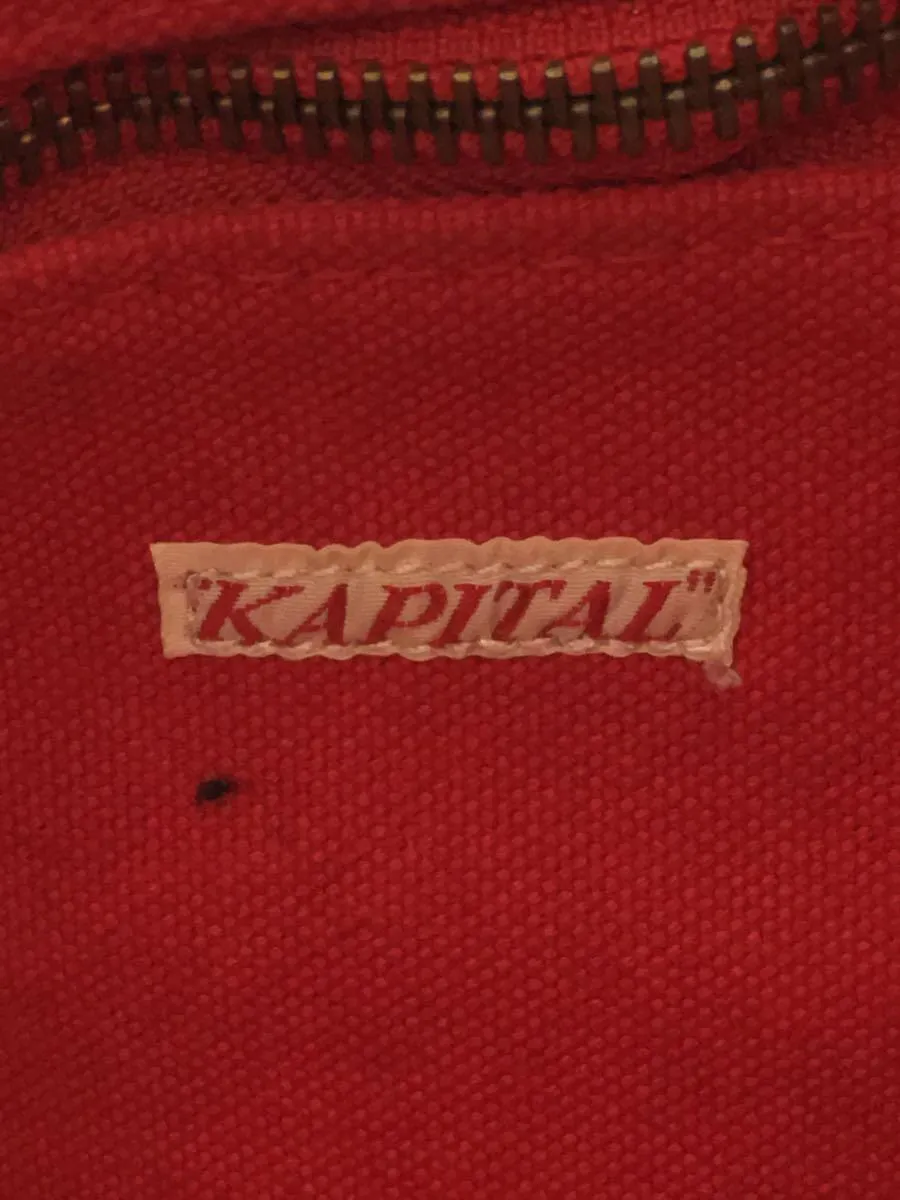 Kapital Cotton Canvas Snufkin Bag Red