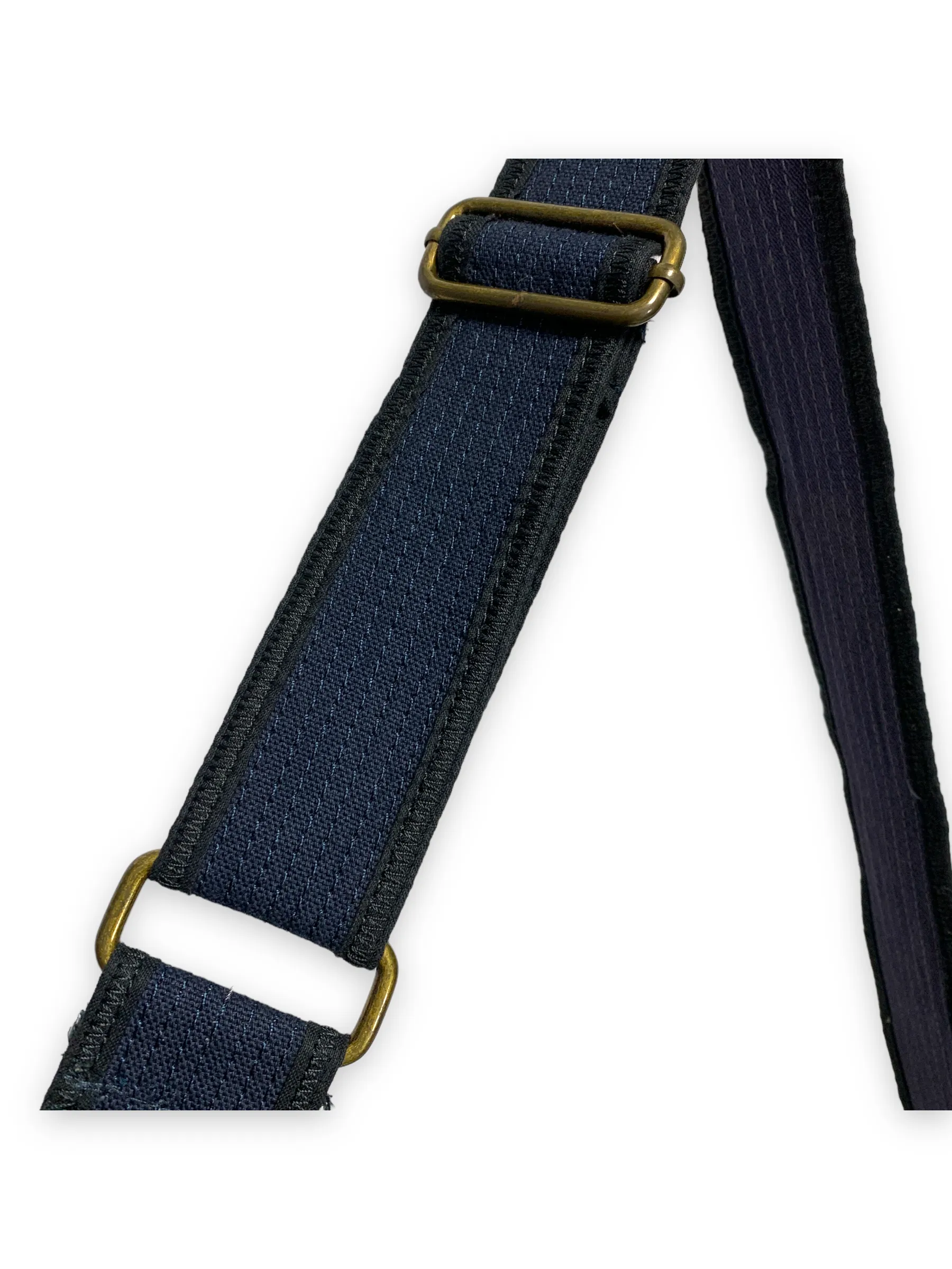 Kapital Military Cotton Canvas Shoulder Messenger Bag Navy