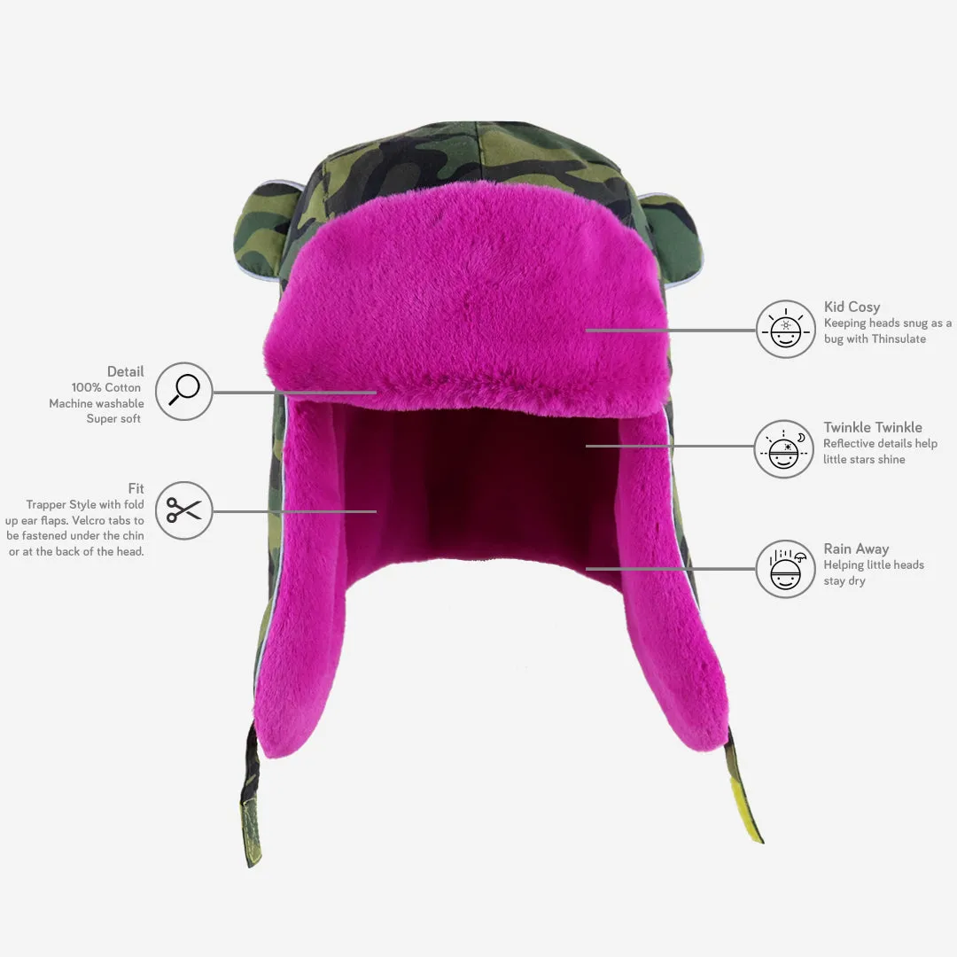 Kids Arctic Cub Hat: Camo