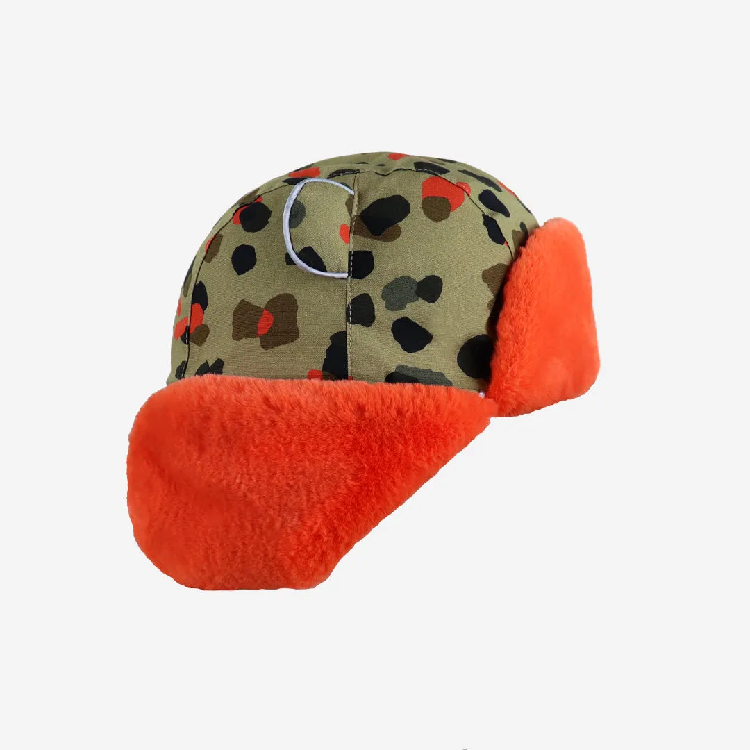 Kids Arctic Cub Hat: Leopard Neutral