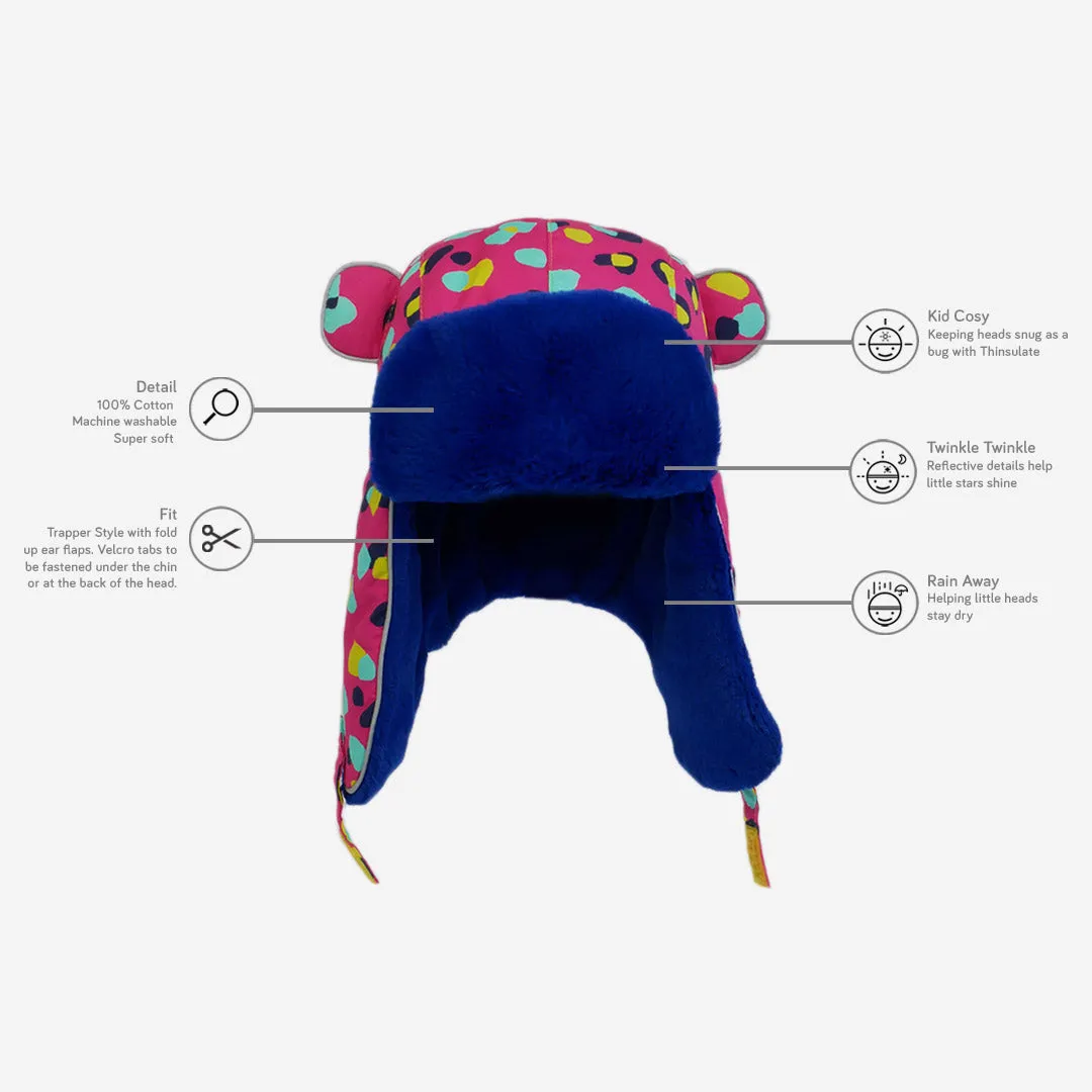 Kids Arctic Cub Hat: Pinkkin