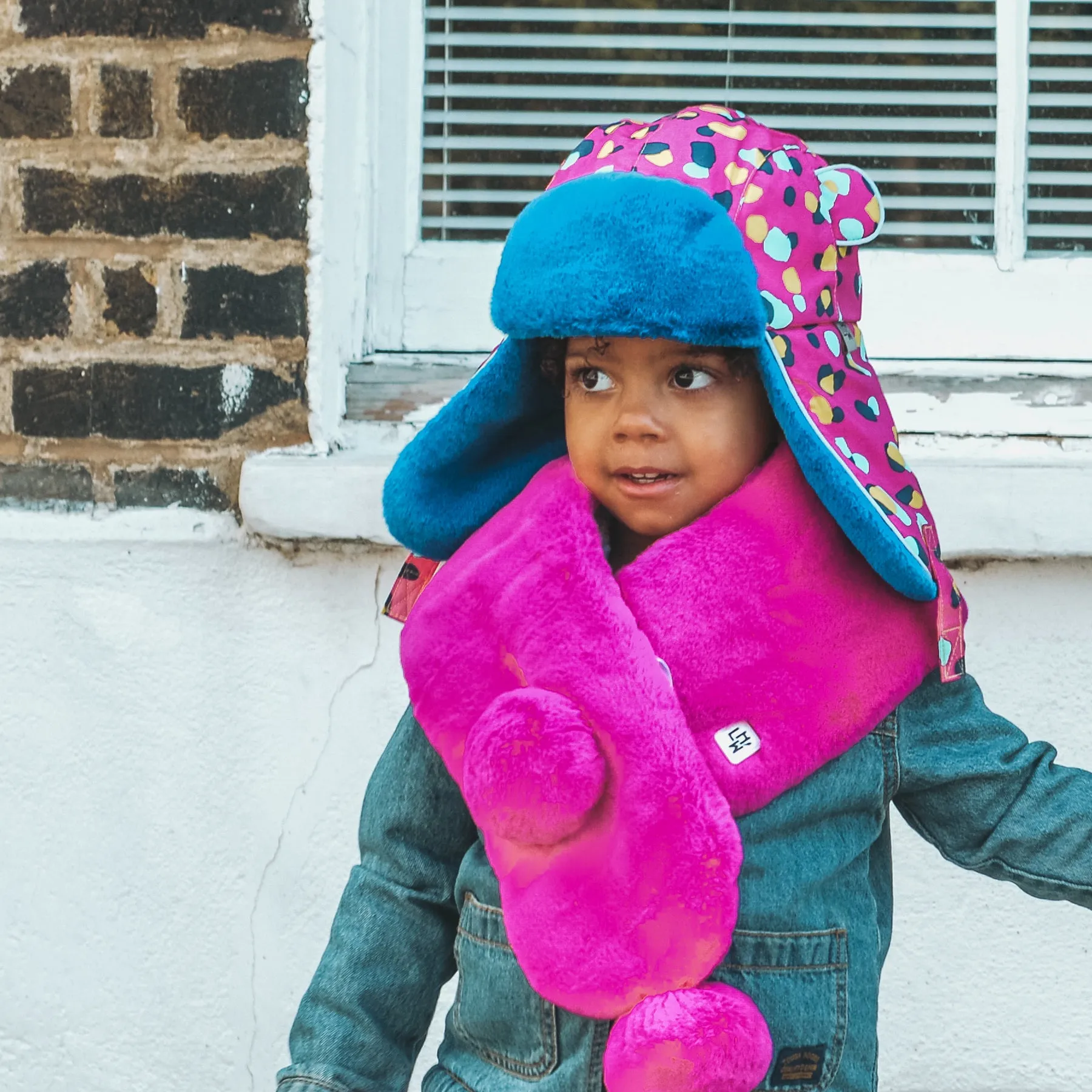 Kids Arctic Cub Hat: Pinkkin
