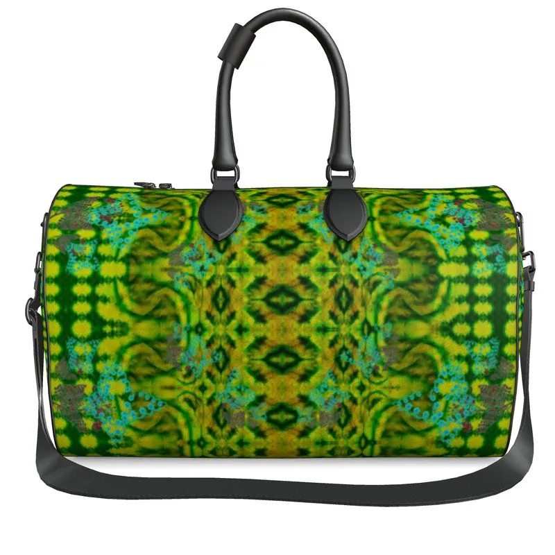 Leather Duffel Bag (WindSong Flower) RJSTH@Fabric #10 RJSTHS2021 RJS
