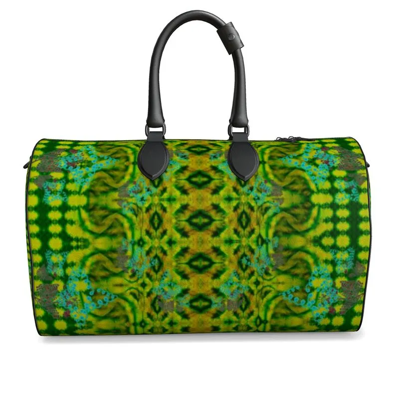 Leather Duffel Bag (WindSong Flower) RJSTH@Fabric #10 RJSTHS2021 RJS