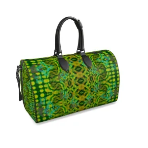 Leather Duffel Bag (WindSong Flower) RJSTH@Fabric #10 RJSTHS2021 RJS
