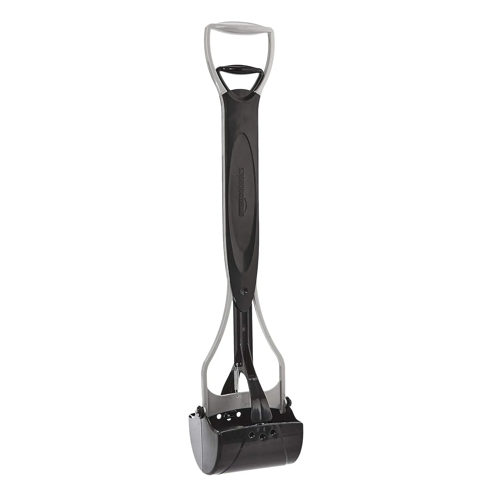 Lightweight, Spring-Loaded Pet-Waste Pooper Scooper, Large, free 9 rolls Dog Waste Bags