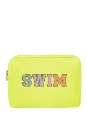 Lime 'Swim' Large Pouch