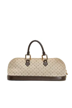 Louis Vuitton Beige Mini Lin Horizontal Alma