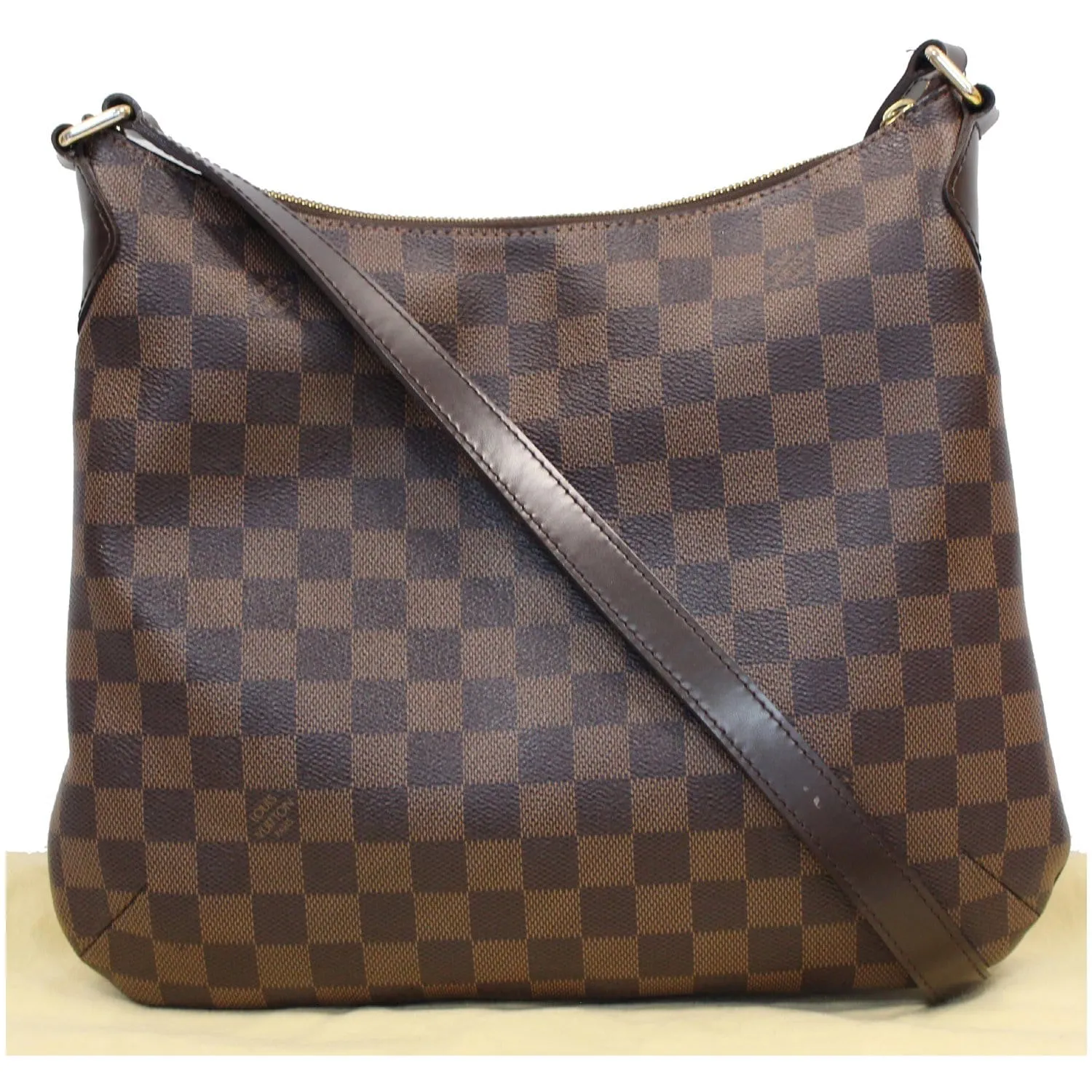 LOUIS VUITTON Bloomsbury PM Damier Ebene Crossbody Bag Brown
