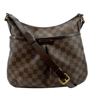 LOUIS VUITTON Bloomsbury PM Damier Ebene Crossbody Bag Brown