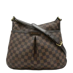 LOUIS VUITTON Bloomsbury PM Damier Ebene Crossbody Bag Brown