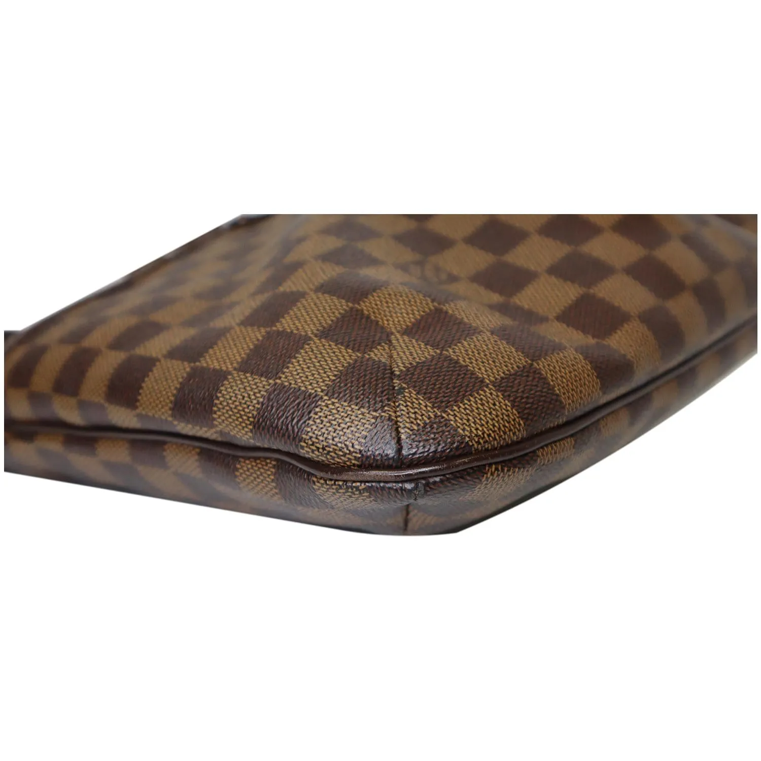 LOUIS VUITTON Bloomsbury PM Damier Ebene Crossbody Bag Brown