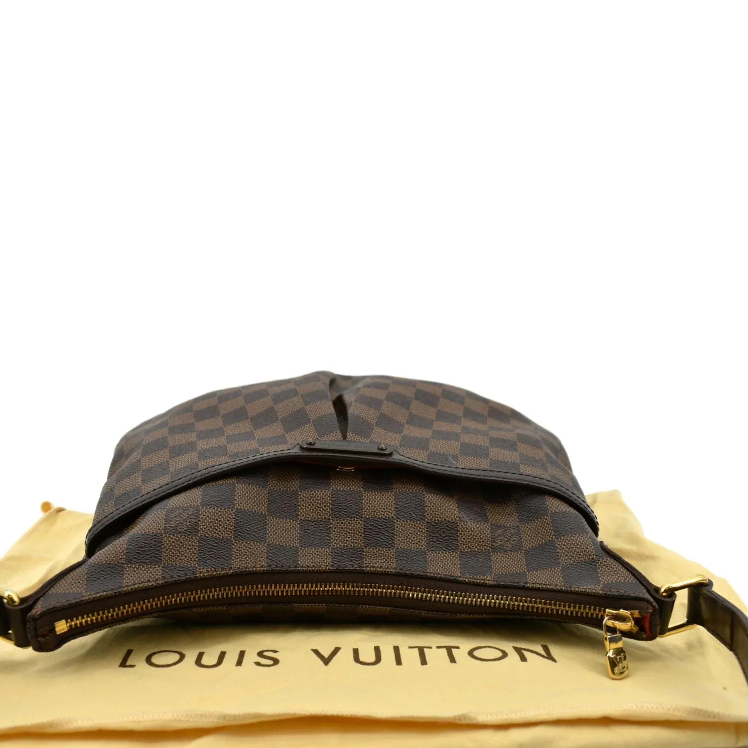LOUIS VUITTON Bloomsbury PM Damier Ebene Crossbody Bag Brown