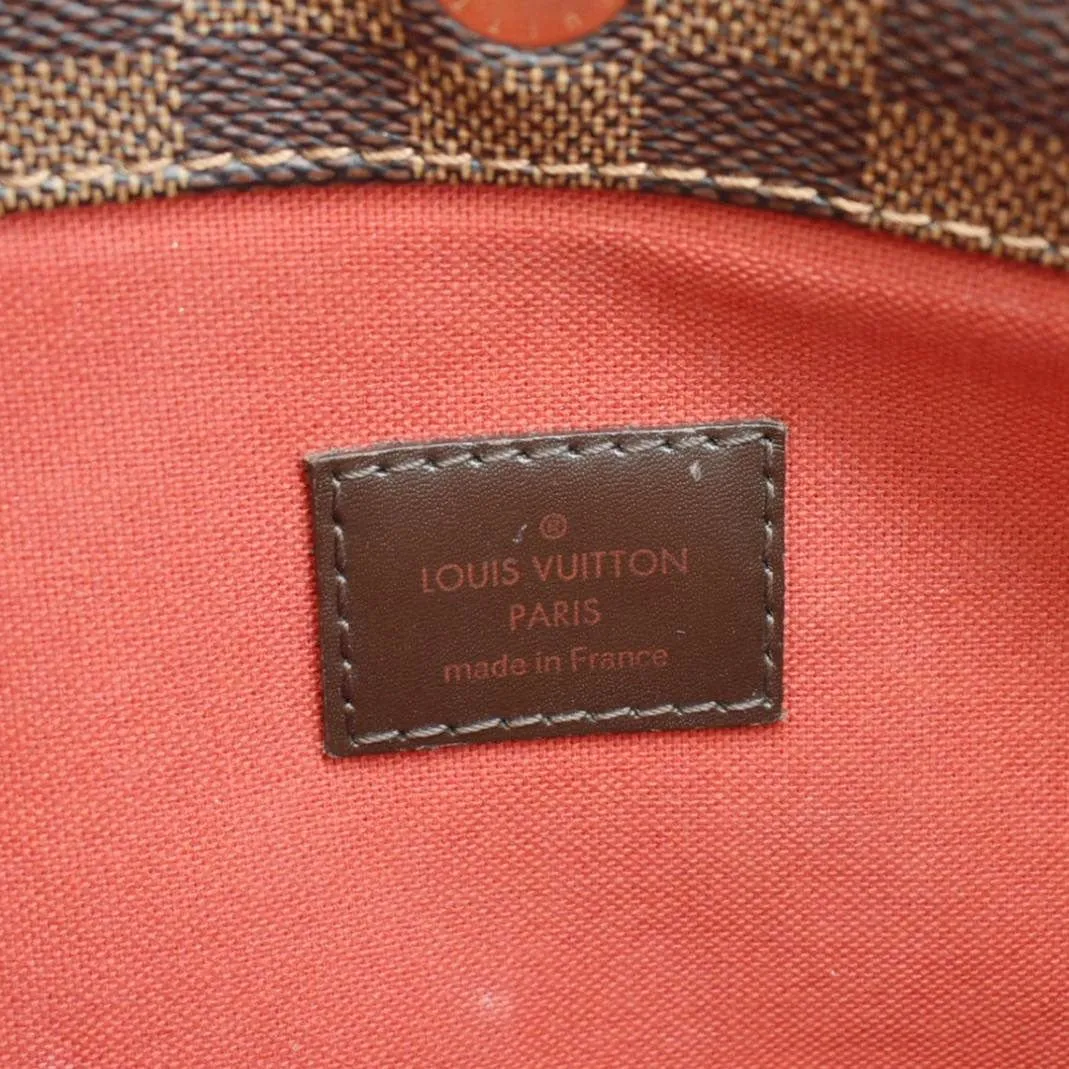 LOUIS VUITTON Bloomsbury PM Damier Ebene Crossbody Bag Brown