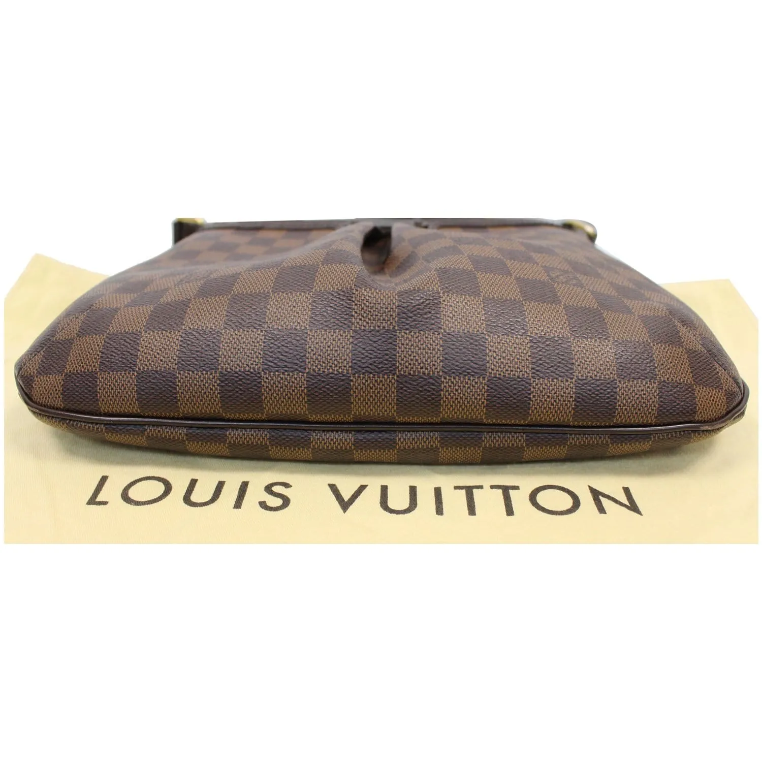 LOUIS VUITTON Bloomsbury PM Damier Ebene Crossbody Bag Brown