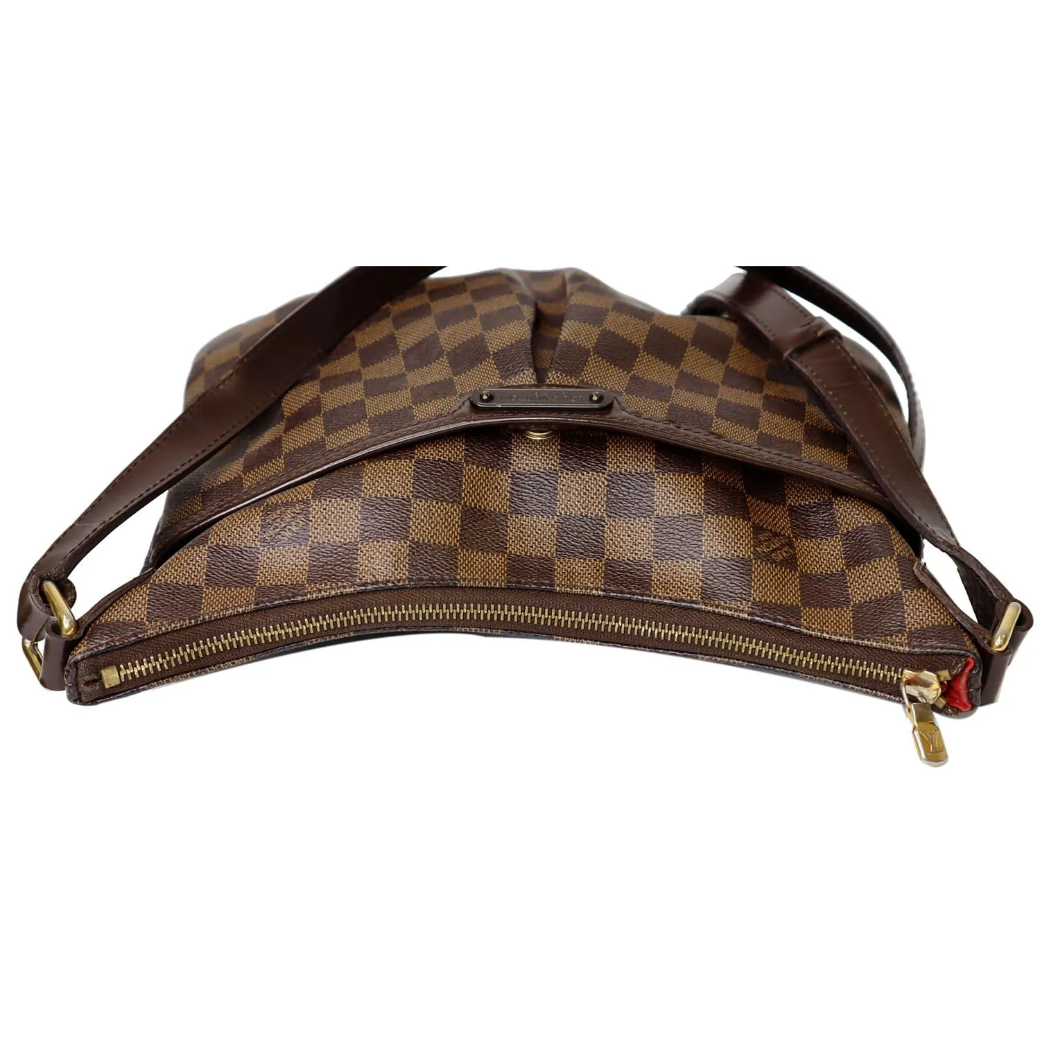 LOUIS VUITTON Bloomsbury PM Damier Ebene Crossbody Bag Brown