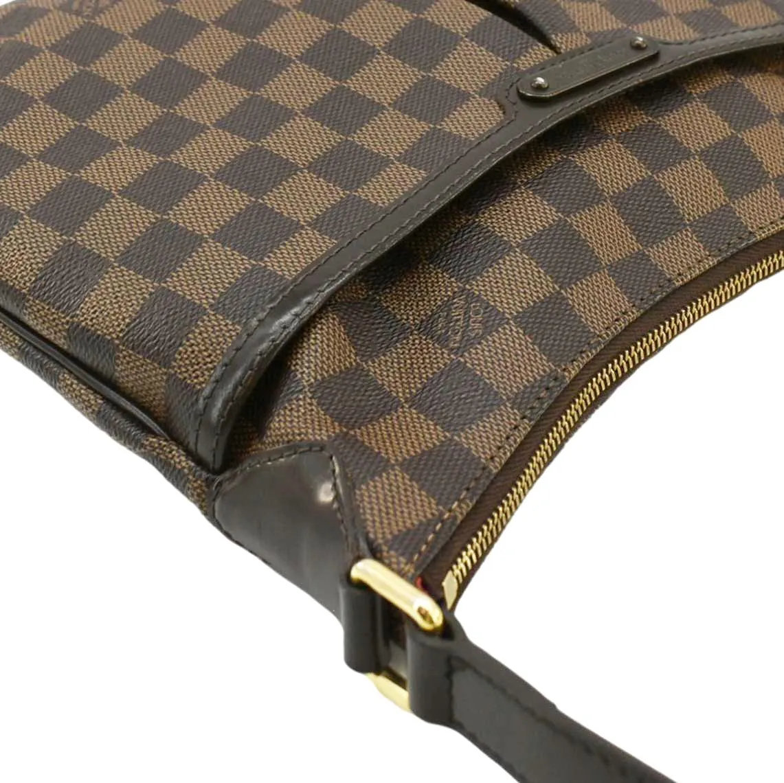 LOUIS VUITTON Bloomsbury PM Damier Ebene Crossbody Bag Brown