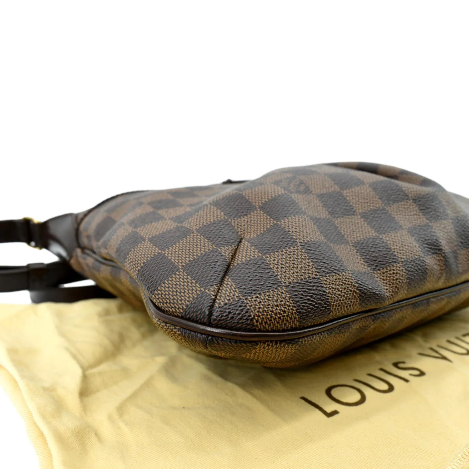 LOUIS VUITTON Bloomsbury PM Damier Ebene Crossbody Bag Brown
